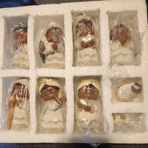 Handcrafted Nativity Figurines Set